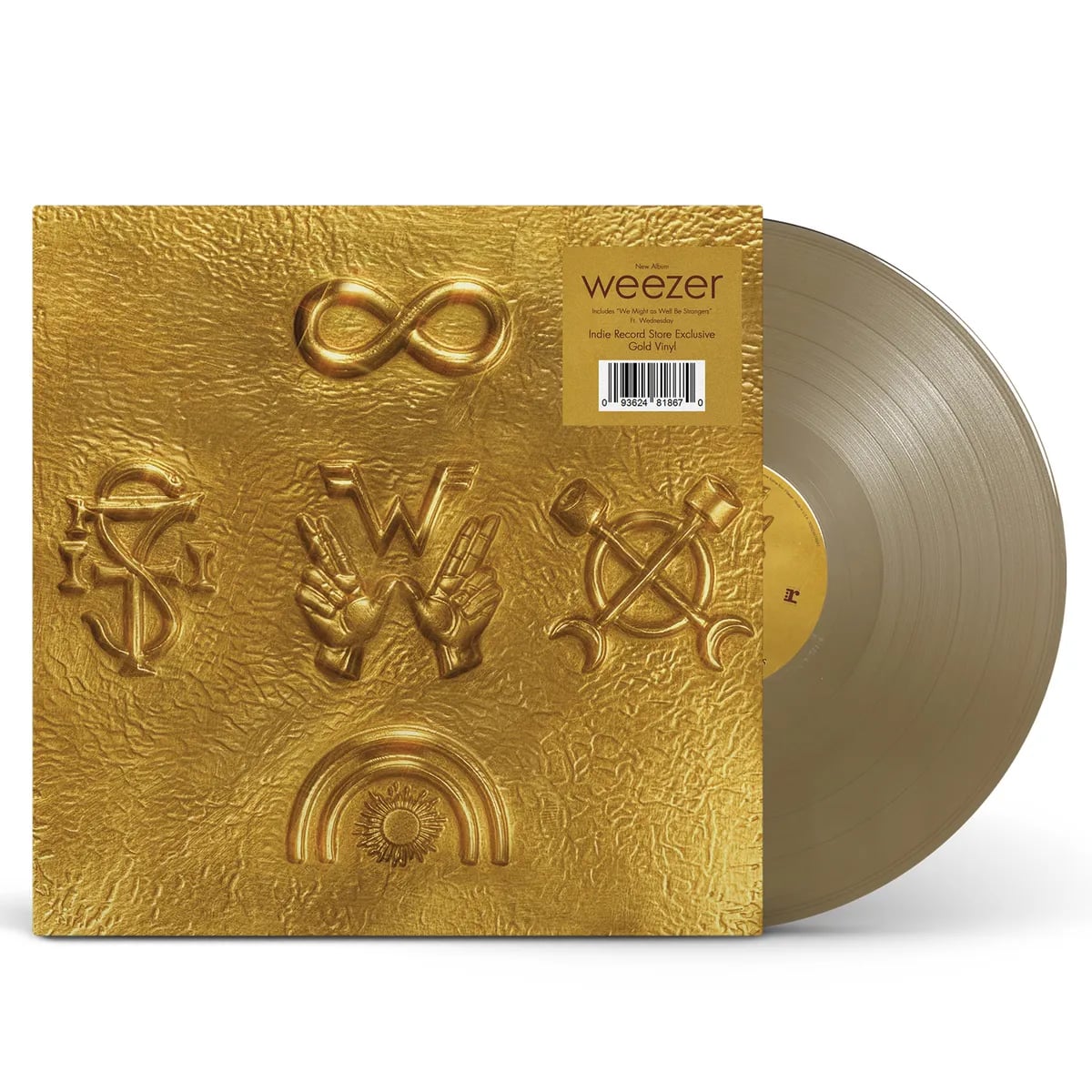 Weezer - S/T - Indie Exclusive Gold Vinyl - LP