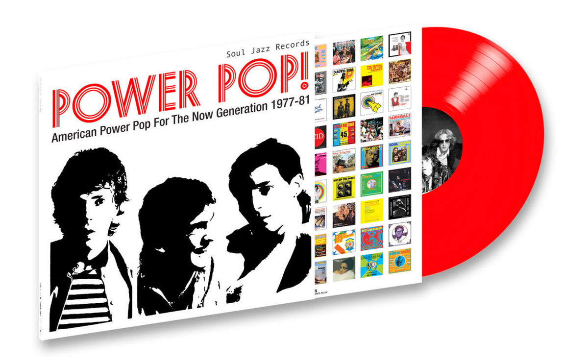 Soul Jazz Records Presents - POWER POP! American Power Pop For The Now Generation 1977-81 - RSD Exclusive Transparent Red Vinyl - LP