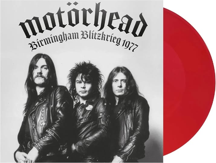 Motorhead - Birmingham Blitzkrieg 1977 - Red W/ Black Splatter Vinyl - Import - LP