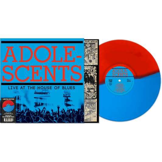 Adolescents - Live at the House of Blues - Red/Blue Split - LP