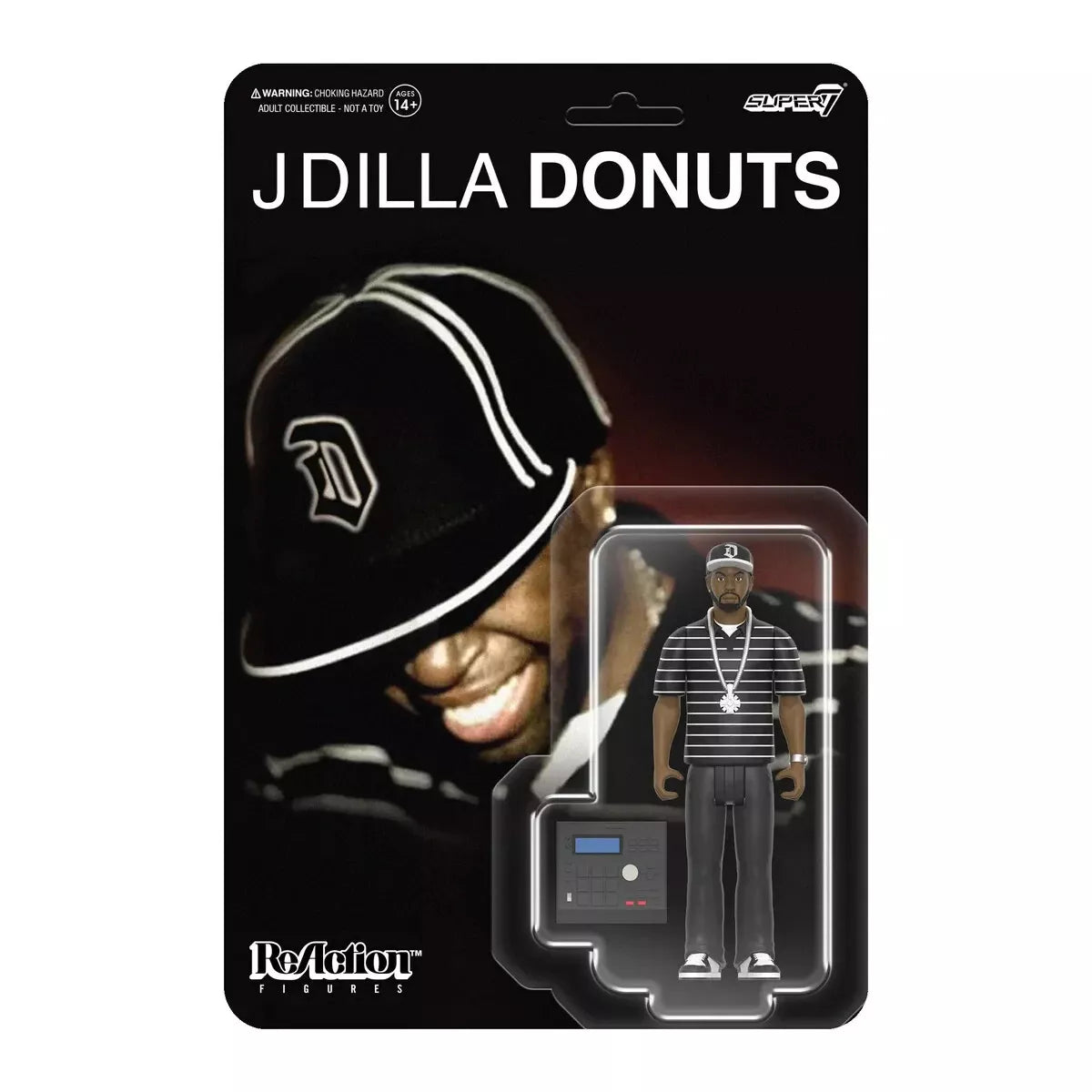 J Dilla - Smile Album Cover - Super 7 ReAction Figure