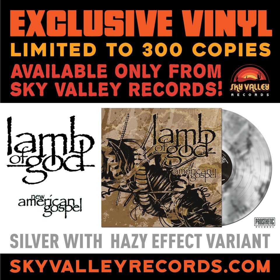 Lamb og God - New American Gospel - Sky Valley Exclusive Silver Haze Vinyl - LP