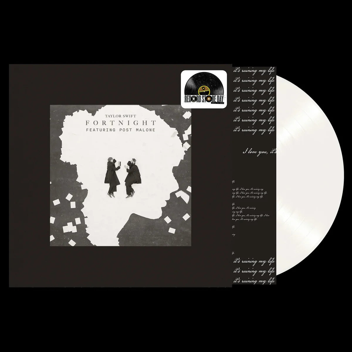 Taylor Swift – Fortnight - (Featuring Post Malone) White Vinyl RSD 2025 - 7"