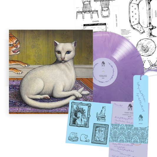 Mitski – Nothing's About To Happen To Me - Lilac Vinyl - Sticker set, Bookmark, and 3D Furniture Diorama - LP
