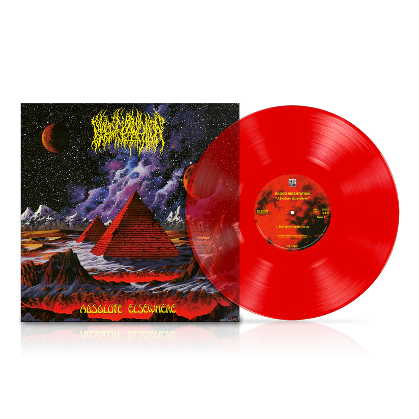 Blood Incantation – Absolute Elsewhere - 180 Gram Transparent Red Vinyl W/ Poster - LP
