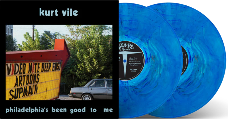 Kurt Vile - Philadelphia's Been Good To Me (Indie Exclusive Schuylkill River Blue - 2XLP