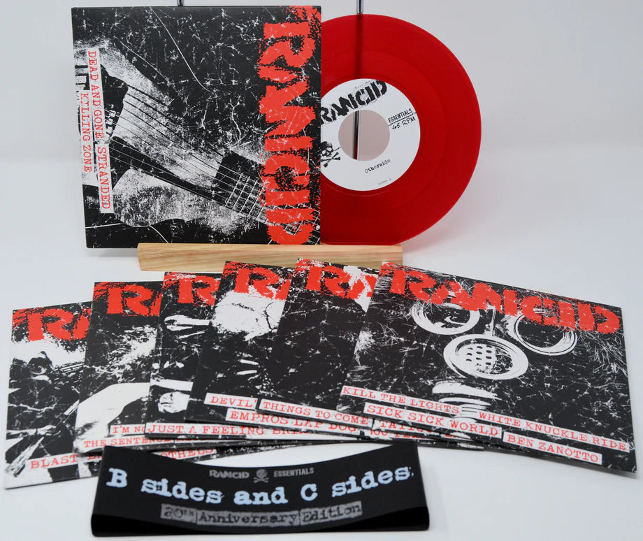 Rancid - B Sides and C Sides - Translucent Red - 7x7 Rancid - B Sides and C Sides - Translucent Red - 7x7