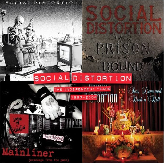 Social Distortion - The Independent Years 1983-2004 - Color Vinyl - 4XLP Box Set