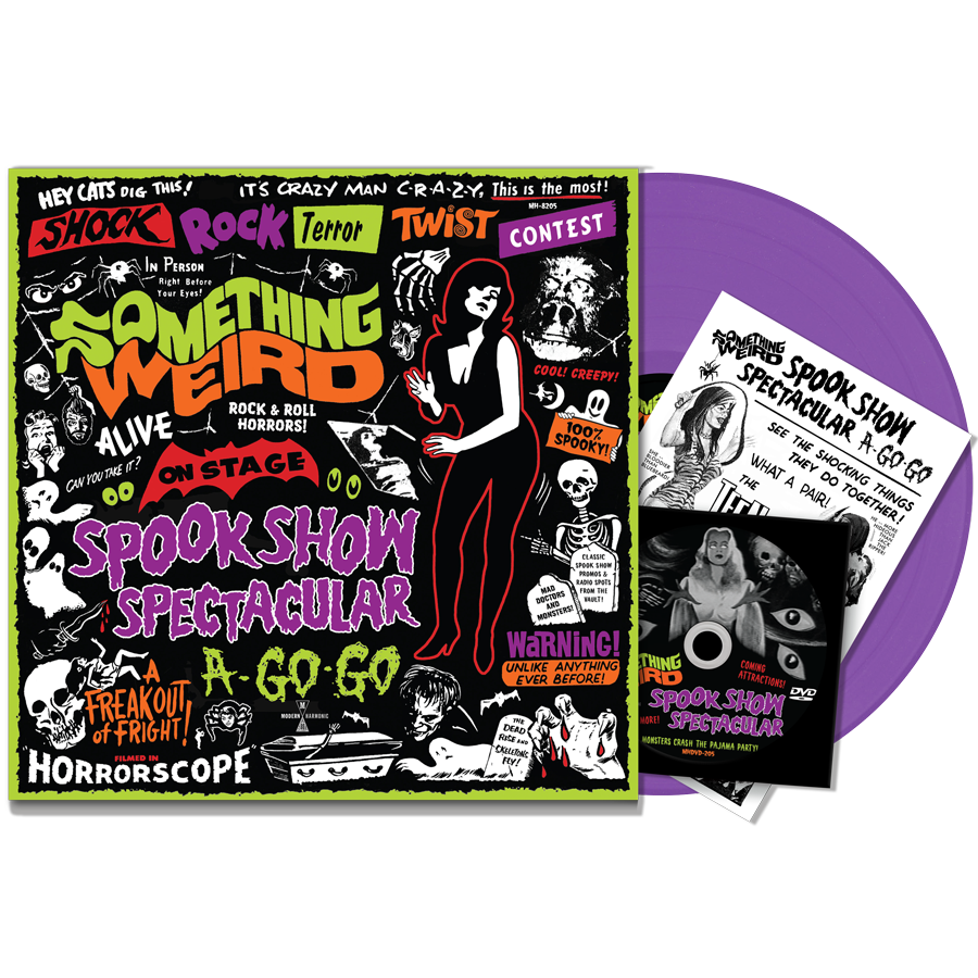 Something Weird - Spook Show Spectacular A-Go-Go - Violent Violet Vinyl - LP + DVD