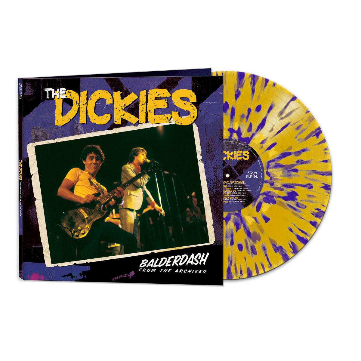 The Dickies – Balderdash From The Archives (YELLOW/PURPLE SPLATTER) VINYL