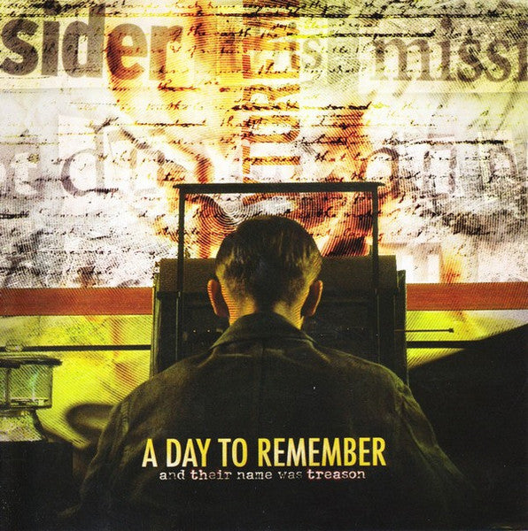 A Day To Remember – And Their Name Was Treason (LIMITED UK COLOR VINYL UK IMPORT) - LP