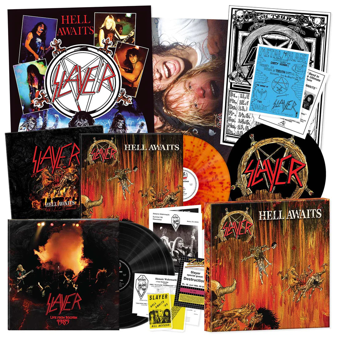 Slayer - Hell Awaits 40th Anniversary 180 Gram LP Box Set