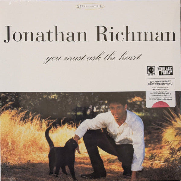 Jonathan Richman – You Must Ask The Heart (PINK VINYL) - BLACK FRIDAY RSD