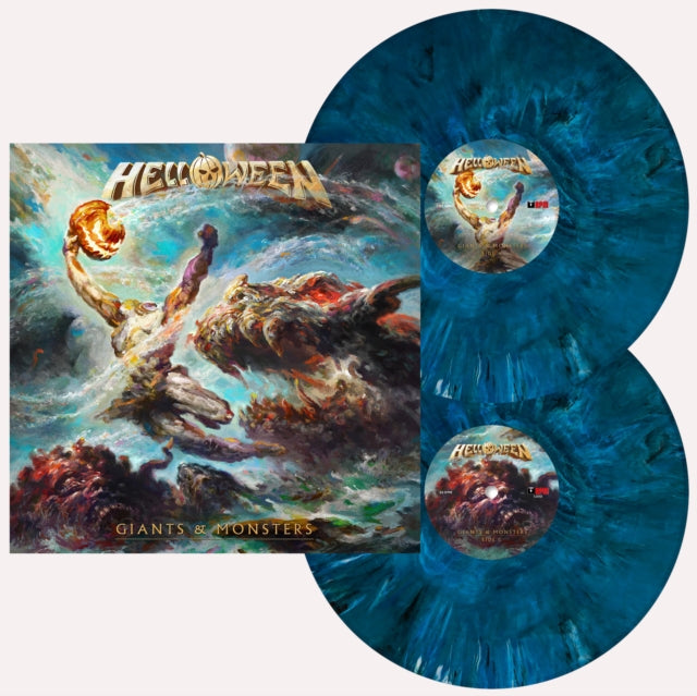 Helloween – Giants Monsters (DEEP OCEAN BLUE MARBLED VINYL/2LP/ETCHING) - 2LP