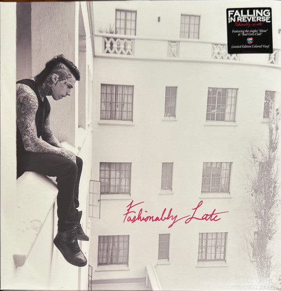 Falling In Reverse – Fashionably Late - (PINK/WHITE VINYL ANNIVERSARY EDITION) - LP