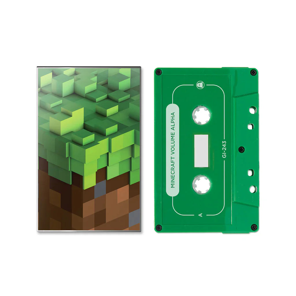 C418 - Minecraft Volume Alpha - Cassette ( Green Sonic w/ White