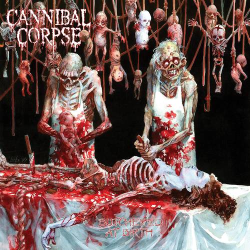 Cannibal Corpse – Butchered At Birth - Clear n Black Smoke Vinyl - LP