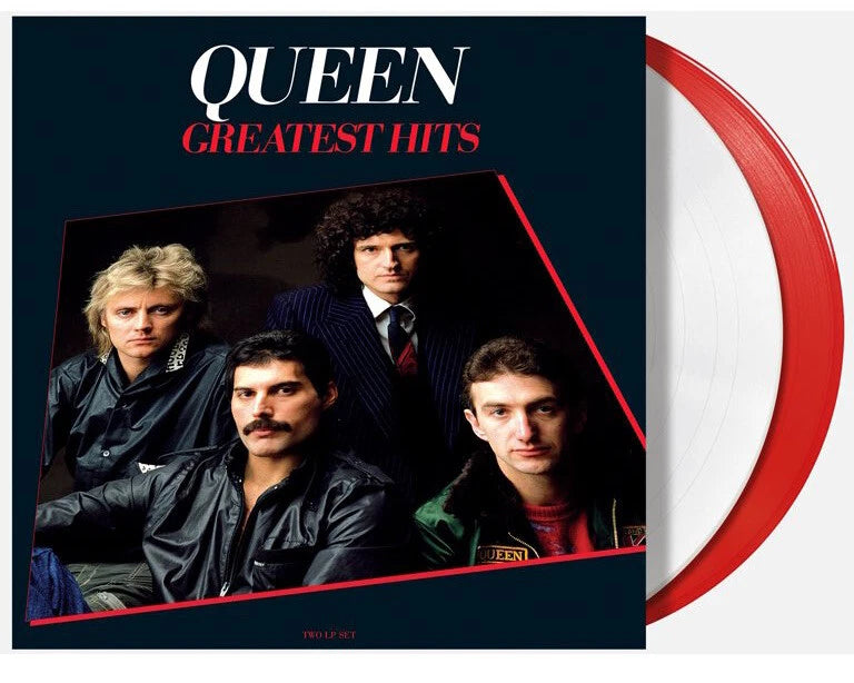 Queen – Greatest Hits - Red + White Vinyl - 2XLP – Sky Valley Records