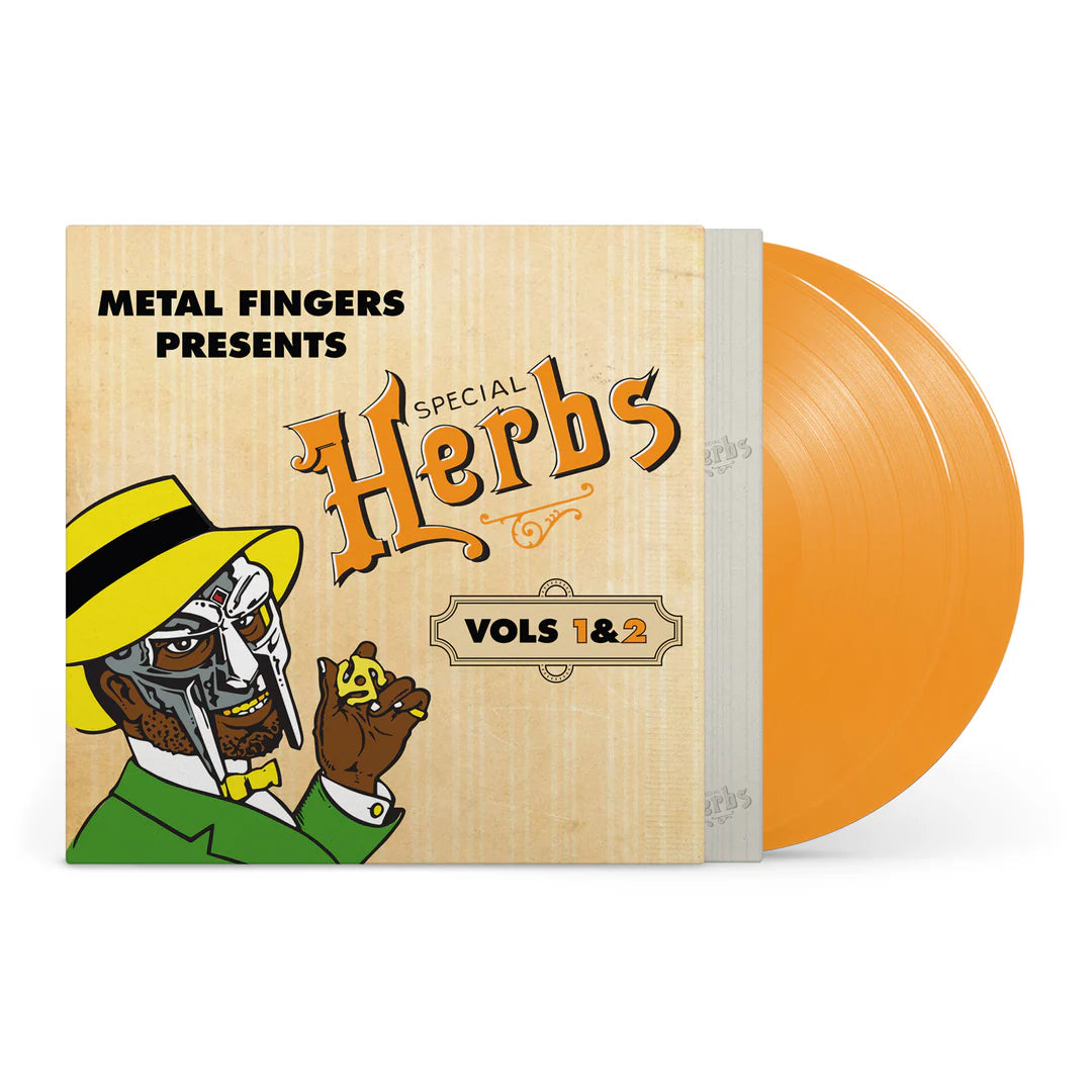 Metal Fingers – Special Herbs (Vols 1&2) - Mustard Yellow Vinyl - 2XLP