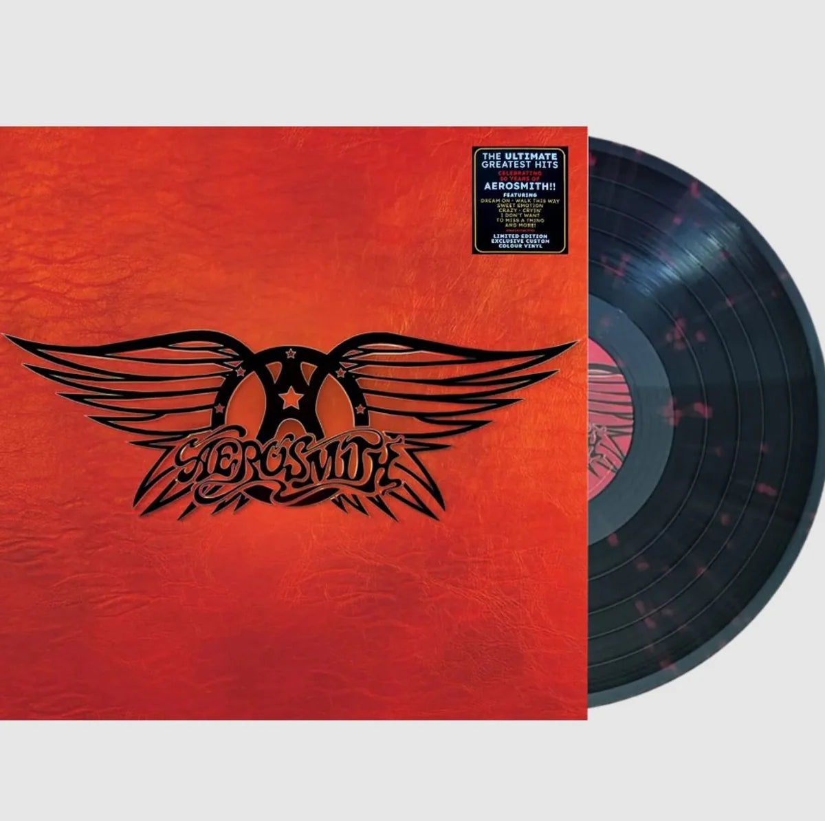 Aerosmith – Greatest Hits - Red n Black Splatter - LP