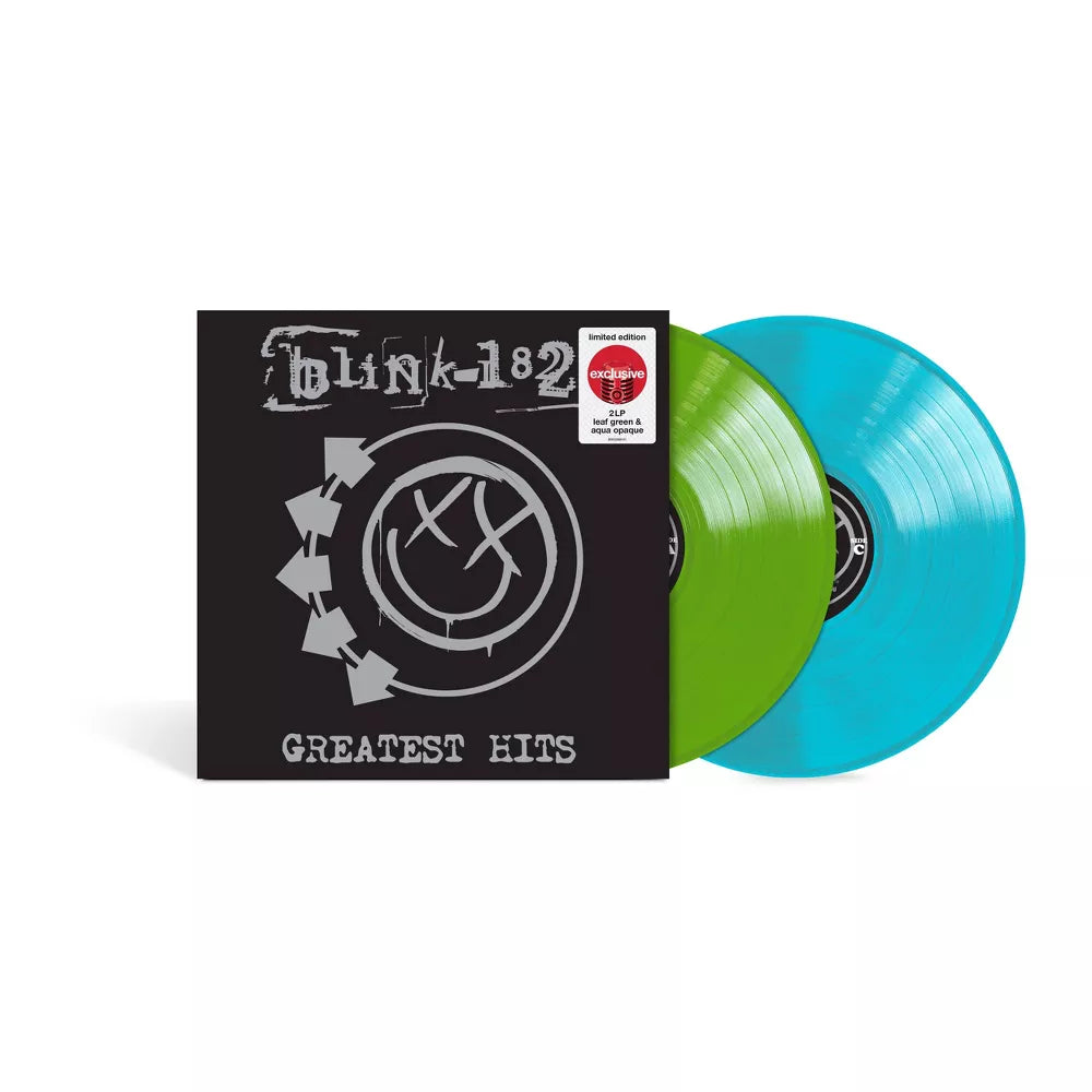 Blink 182 - Greatest Hits Blink-182 Limited Green & Aqua Vinyl - 2XLP