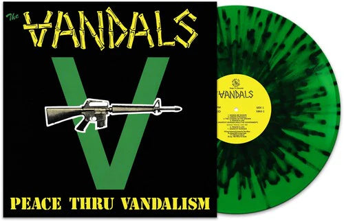 The Vandals - Peace Thru Vandalism - Green & Black Splatter Vinyl - LP