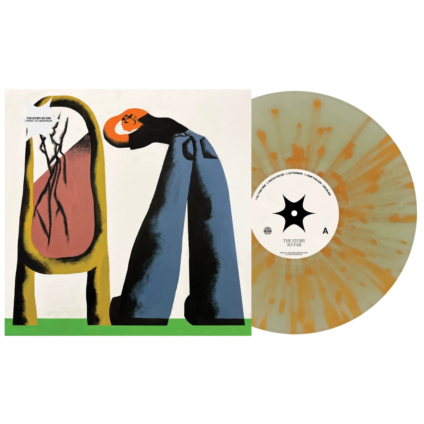 Story So Far – I Want To Disappear - Indie Exclusive Coke Bottle Clear w/Orange Splatter - LP