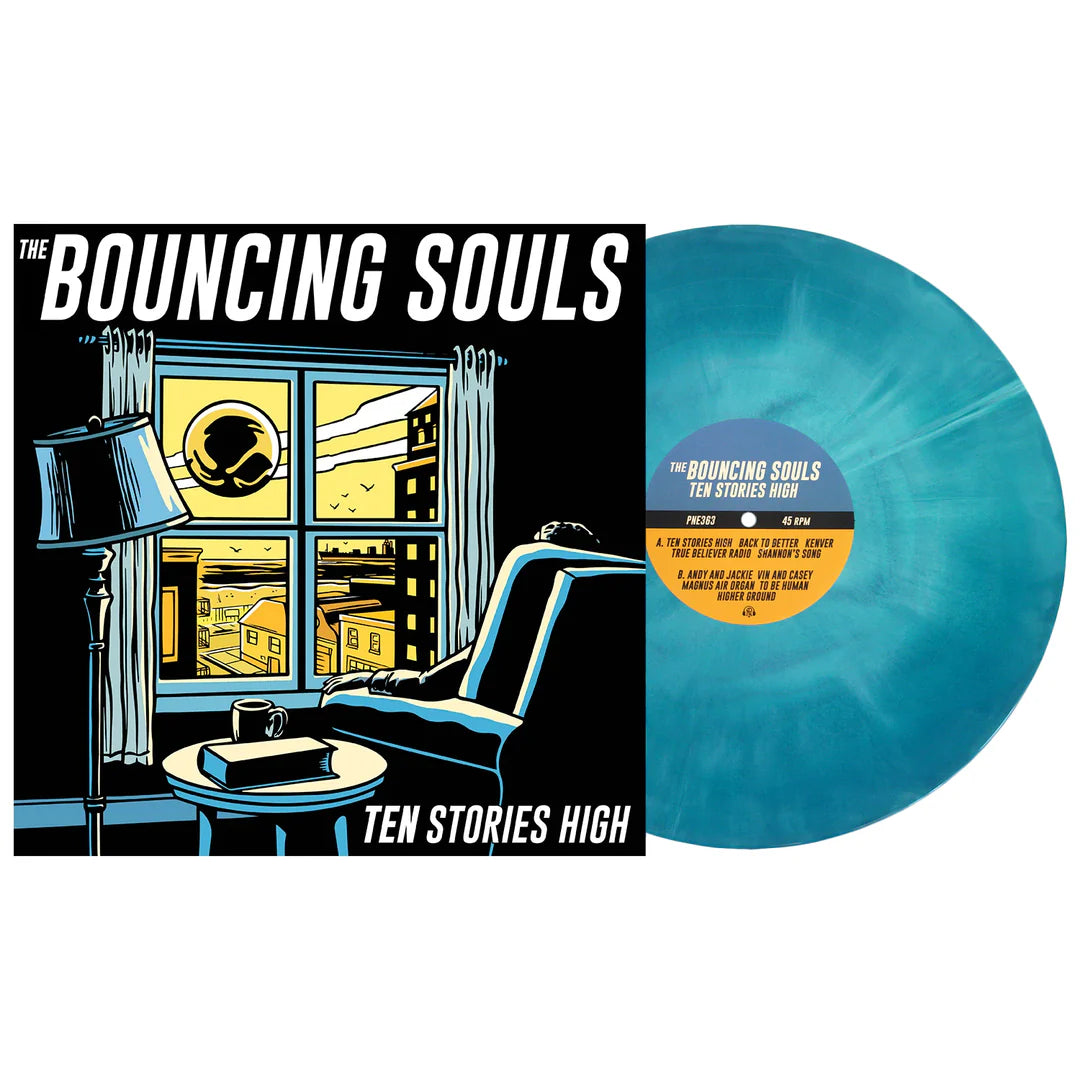 Bouncing Souls - Ten Stories High - Sea Blue & White Galaxy - LP