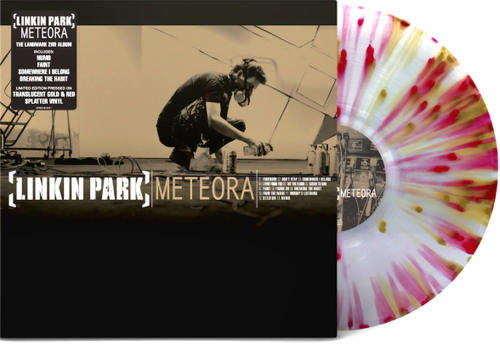 Linkin Park – Meteora - Gold & Red Splatter - 2XLP – Sky Valley