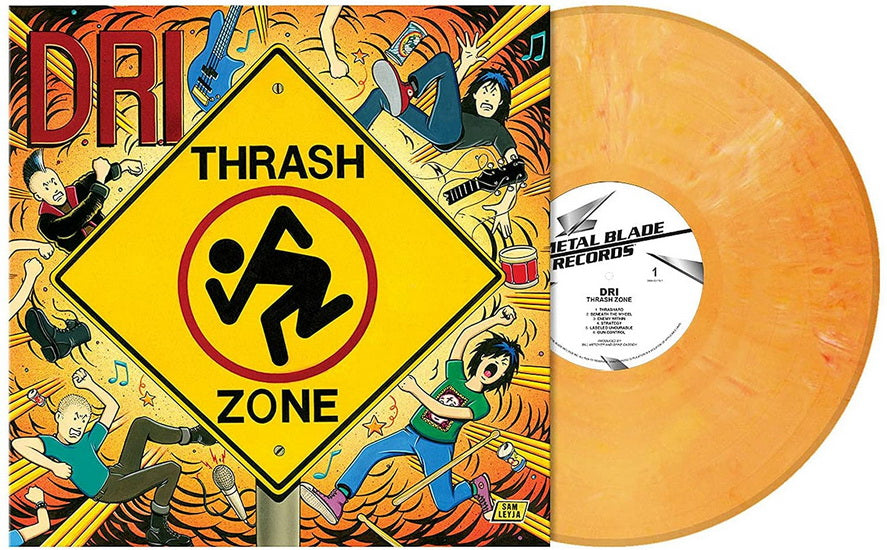 Dirty Rotten Imbeciles – Thrash Zone - Tangerine Vinyl - LP