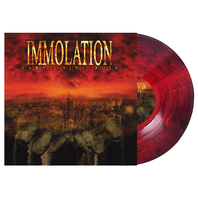 Immolation - Harnessing Ruin - Red Marble - LP