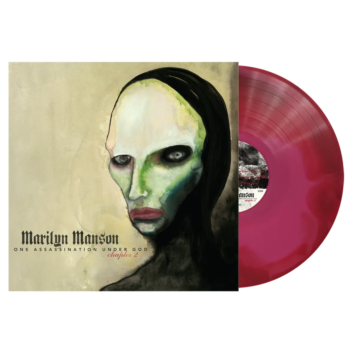 Marilyn Manson - One Assassination Under God: Chapter 2 Indie Exclusive Pink & Red Vinyl - LP
