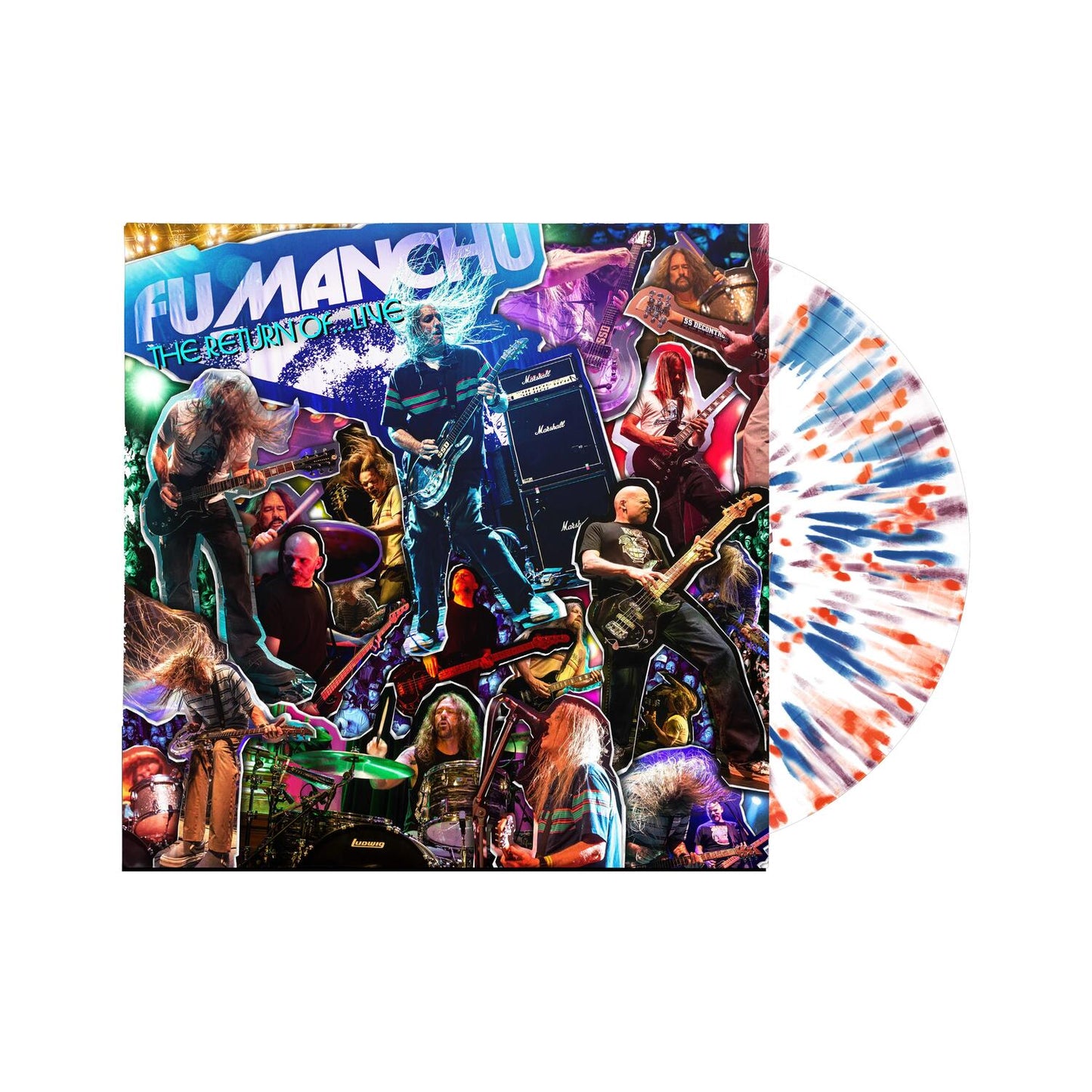 Fu Manchu – The Return Of...Live - Blue + Purple + Orange Splatter - LP