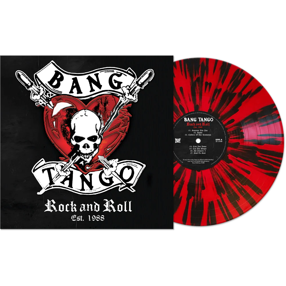Bang Tango – Rock And Roll Est. 1988 - Red n Black Splatter - LP
