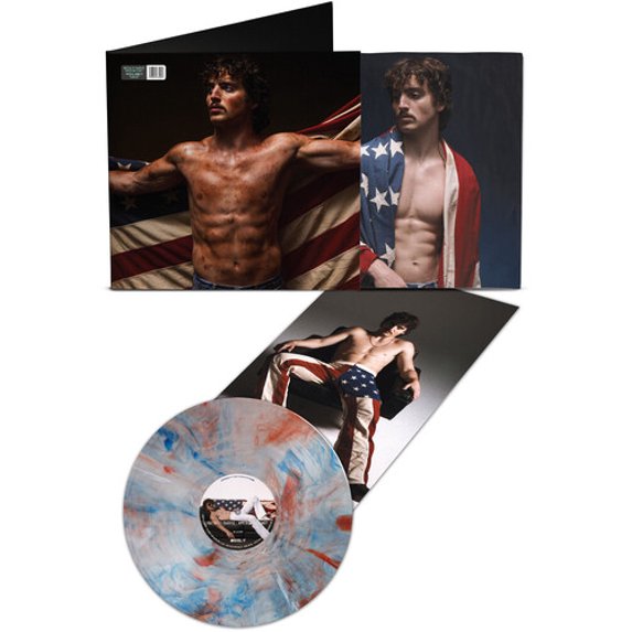 Benson Boone - American Heart - Red, White and Blue Marble Trans Clear Vinyl - LP