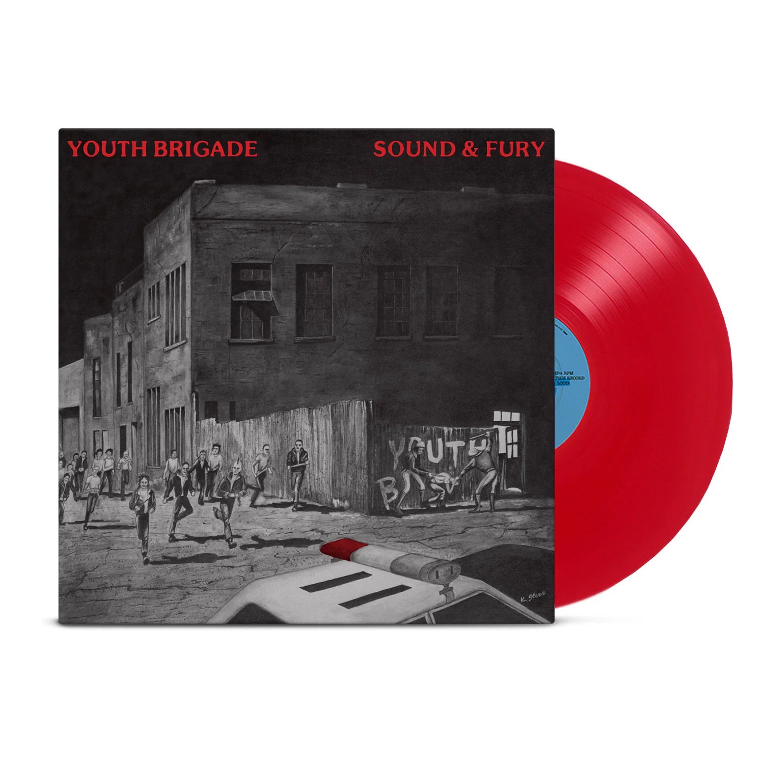 Youth Brigade – Sound & Fury - Red Vinyl - LP – Sky Valley Records