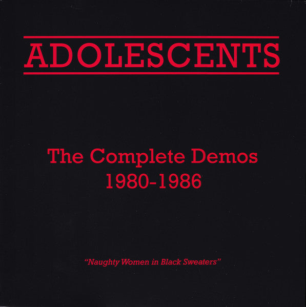 Adolescents – The Complete Demos 1980-1986 - Color Vinyl - LP