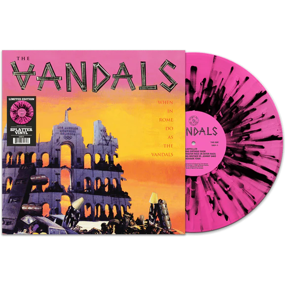 The Vandals – When In Rome Do As The Vandals - Pink N Black Splatter - LP