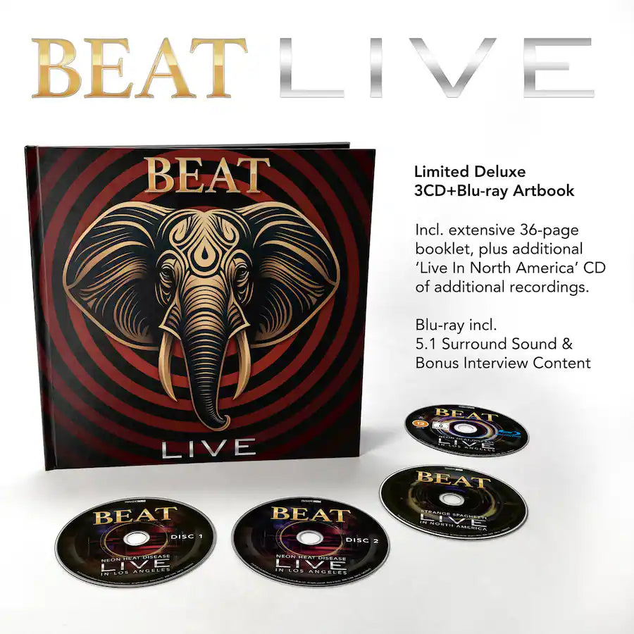 Beat – Live - CD + Blu Ray Box Set Art Book
