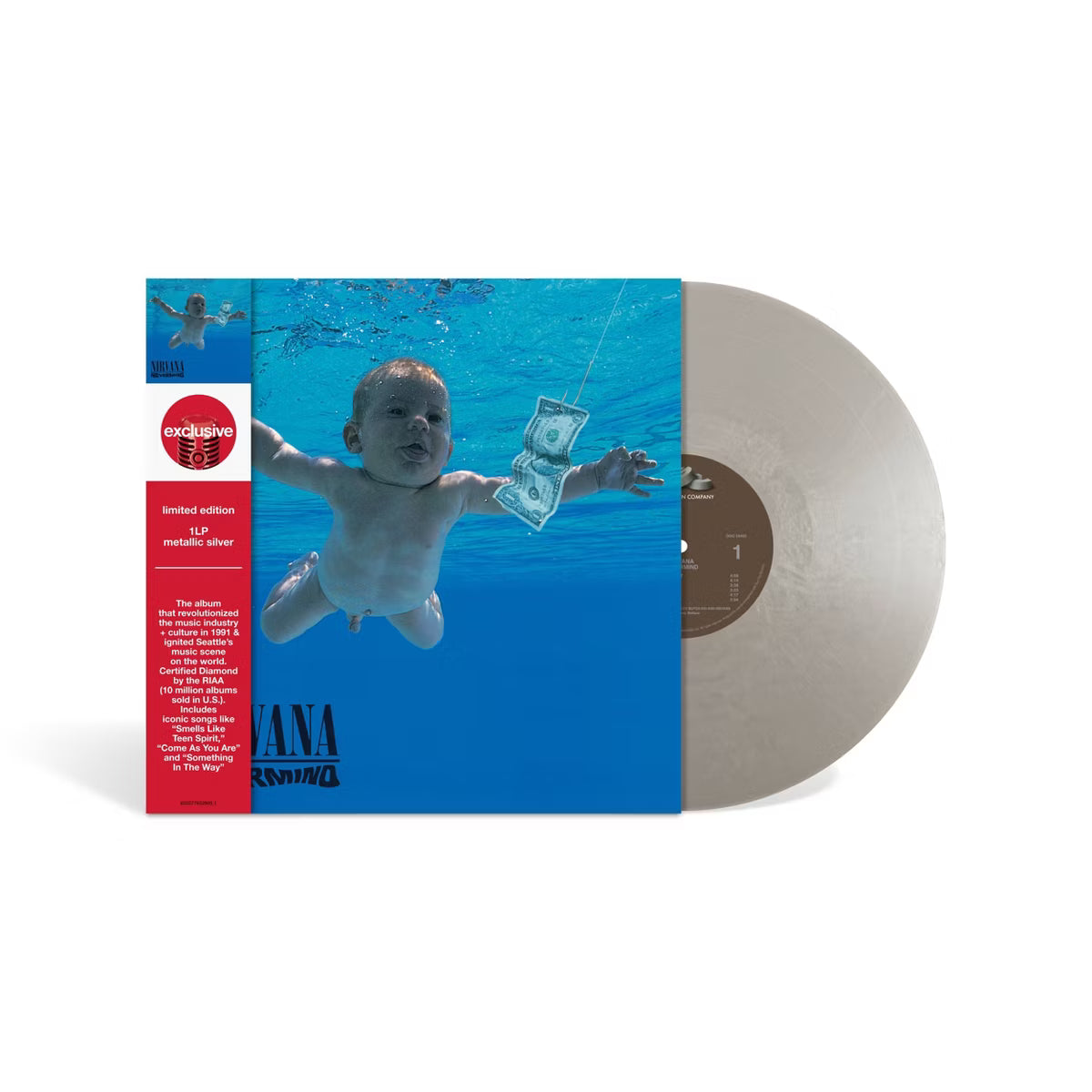 Nirvana - Nevermind - Silver Vinyl - LP – Sky Valley Records