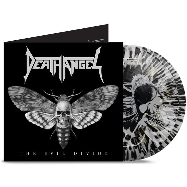 Death Angel - The Evil Divide - Indie Exclsuive Clear n Black Splatter - 2XLP