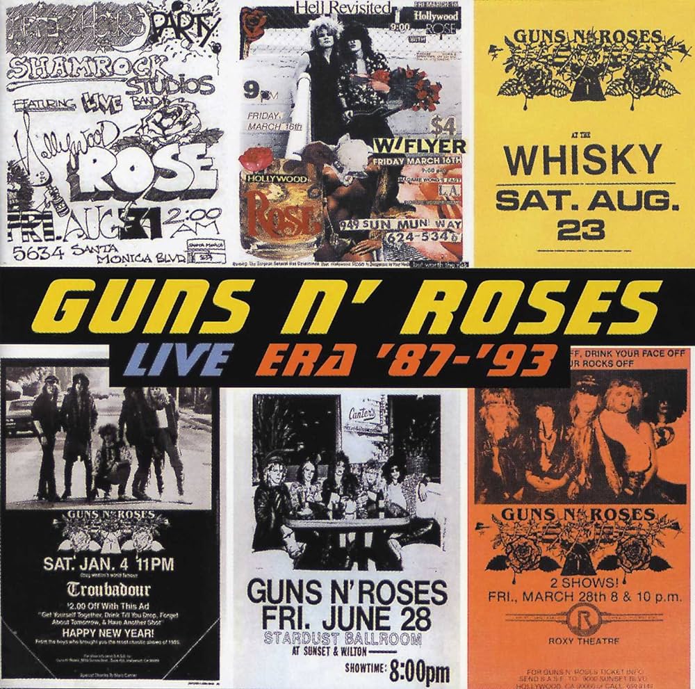 Guns N' Roses – Live Era '87-'93 - Limited Color Vinyl UK Import - 3XLP