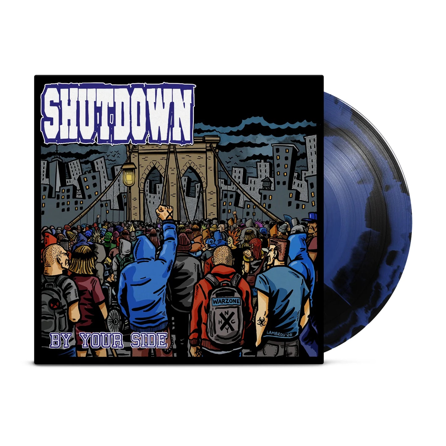 Shutdown - By Your Side / Still... Against All Odds - Blue / Black Mix - Limited to 250 - LP