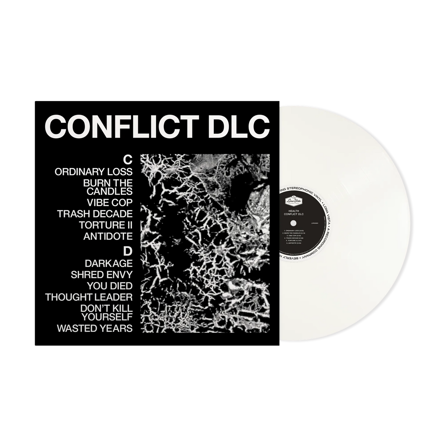 Health - Conflict DC - Indie Exclusive White Vinyl - Autographed - LP