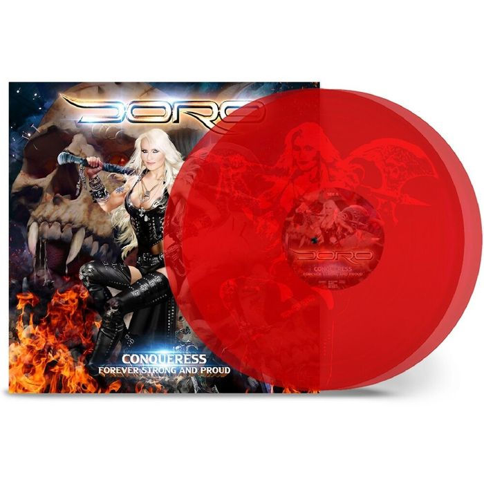 Doro – Conqueress - Forever Strong And Proud - Transparent Red Vinyl - 2XLP