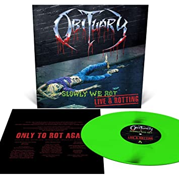 Obituary – Slowly We Rot - Live & Rotting - Slime Green Vinyl - LP
