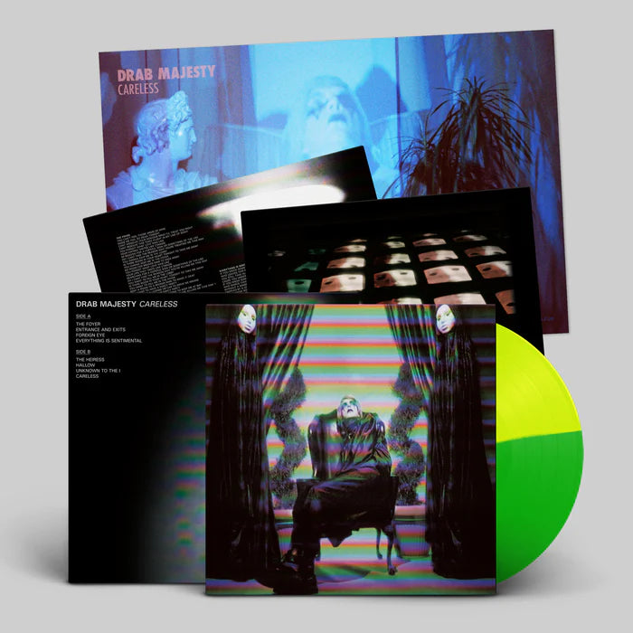 Drab Majesty - Careless - Yellow and Green Vinyl - LP