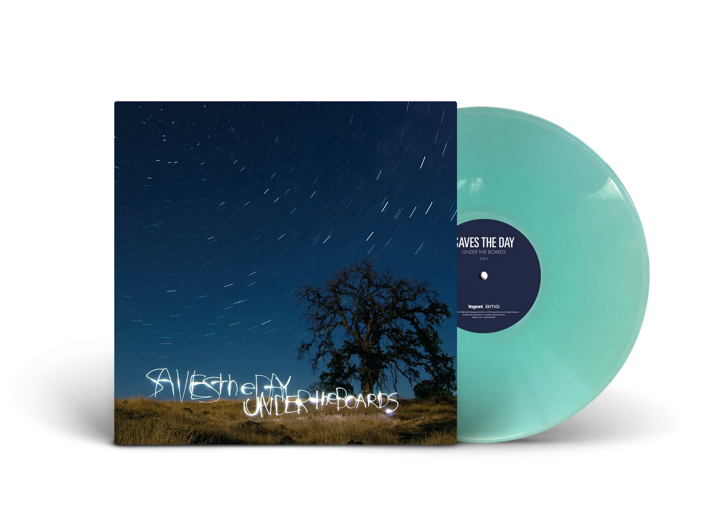 Saves the Day - Under The Boards - Clear Blue Sea Glass Vinyl - LP