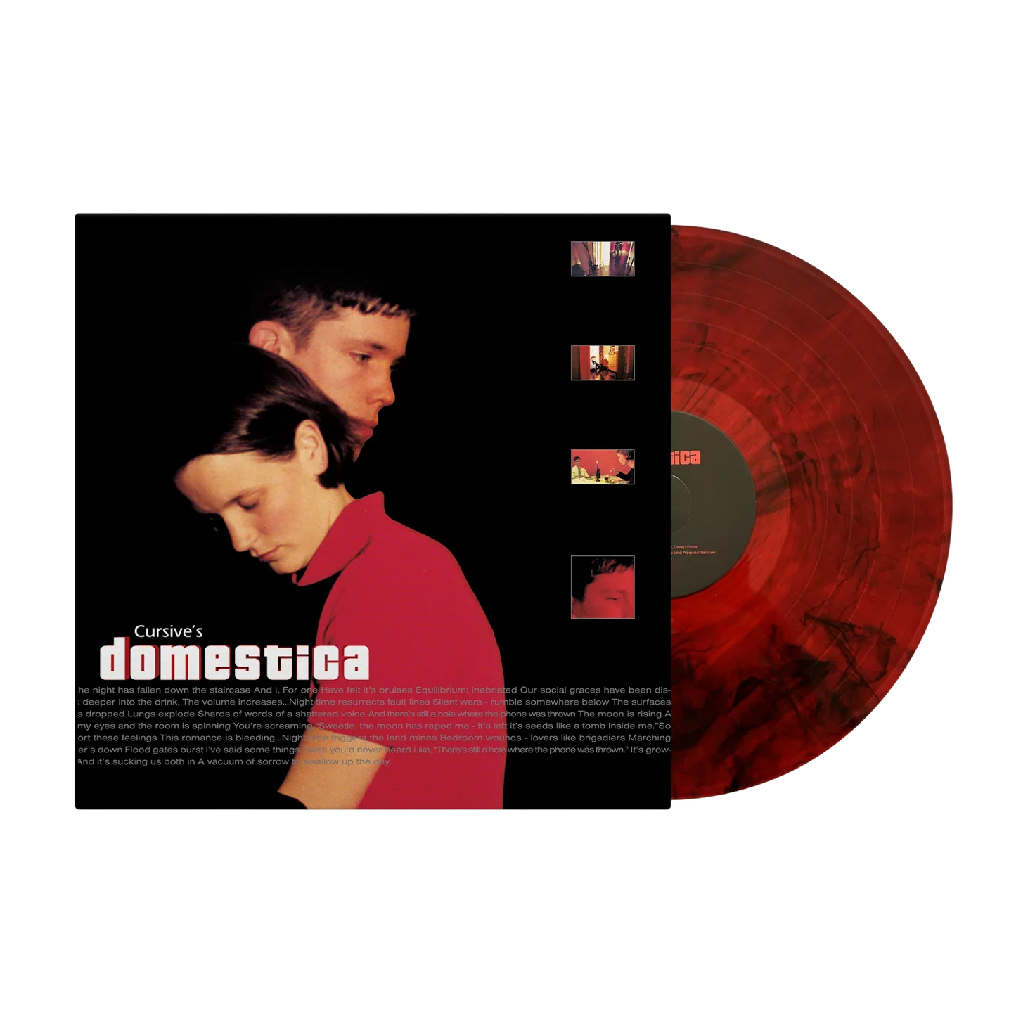 Cursive -Domestica - Red Smoke Vinyl - LP
