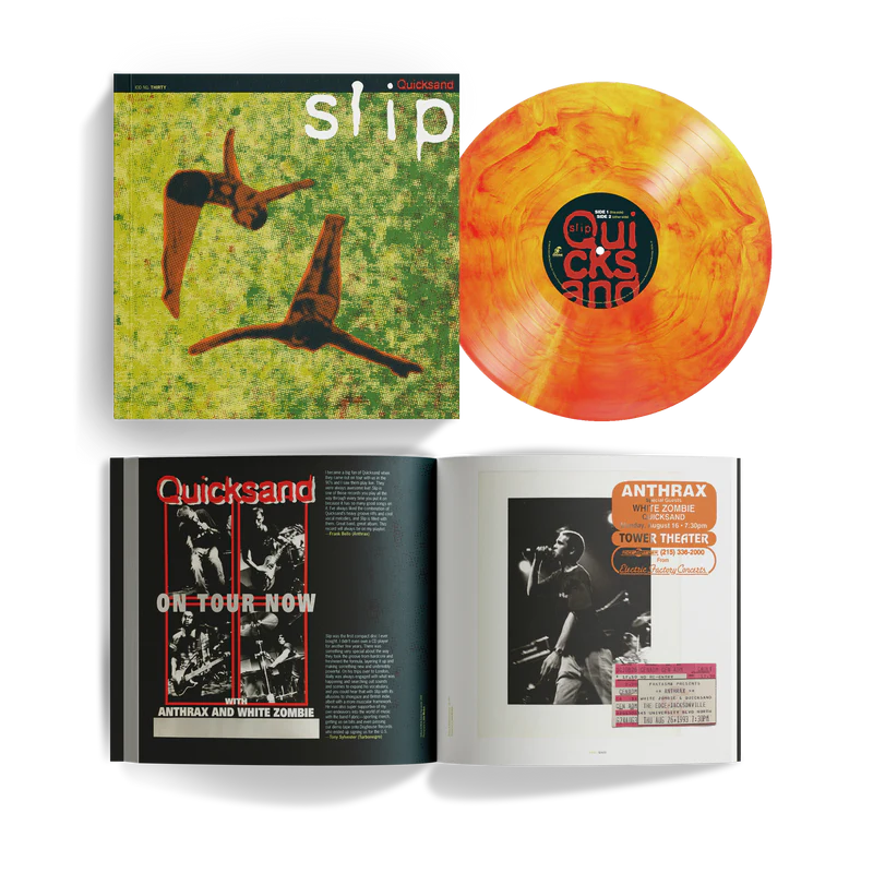 Quicksand - Slip - Deluxe Edition - Yellow/Red Burst Vinyl - LP + Hardcover Book
